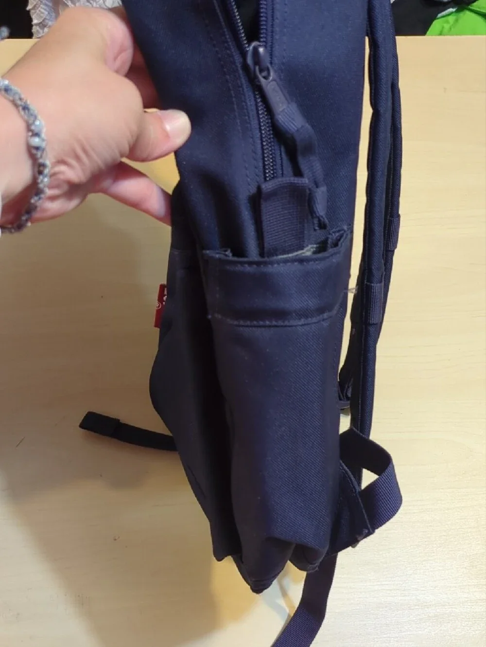 Levi's Dark Blue Everyday Backpack with Red Logo